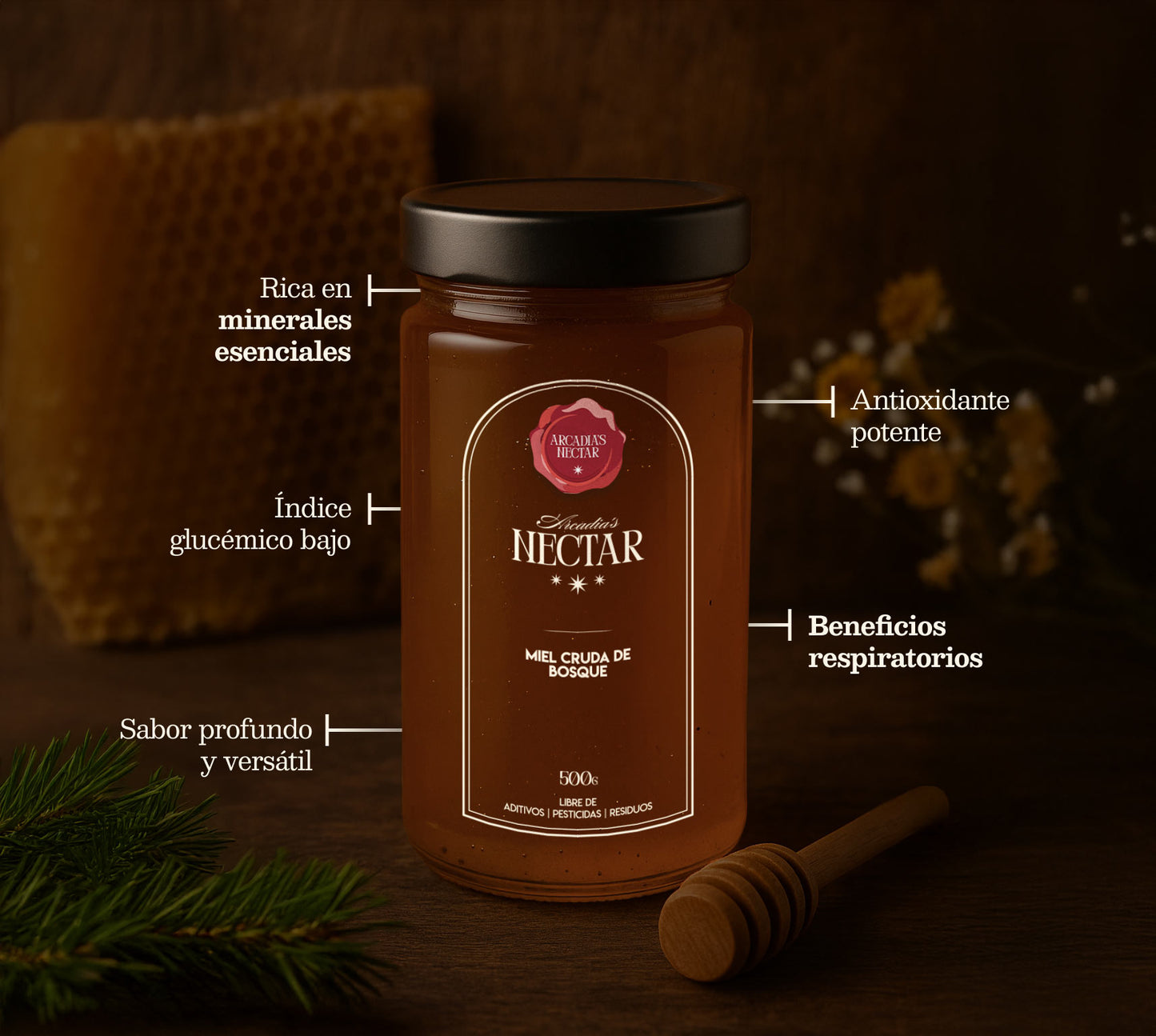 Miel Cruda de Bosque